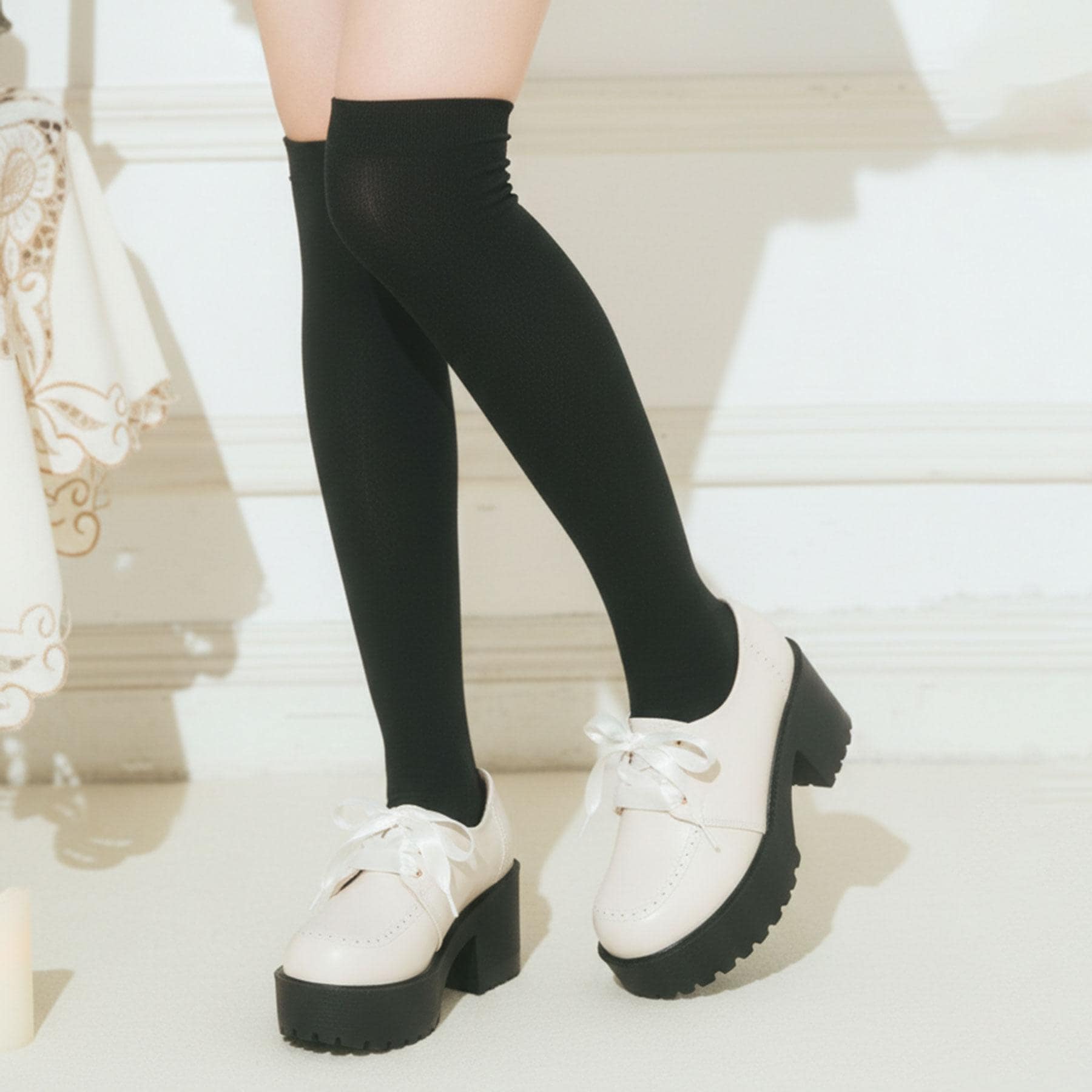 シーエス ティーアンドピー csT&P 厚底レースアップシューズ （アイボリー(004)） アイボリー(004)