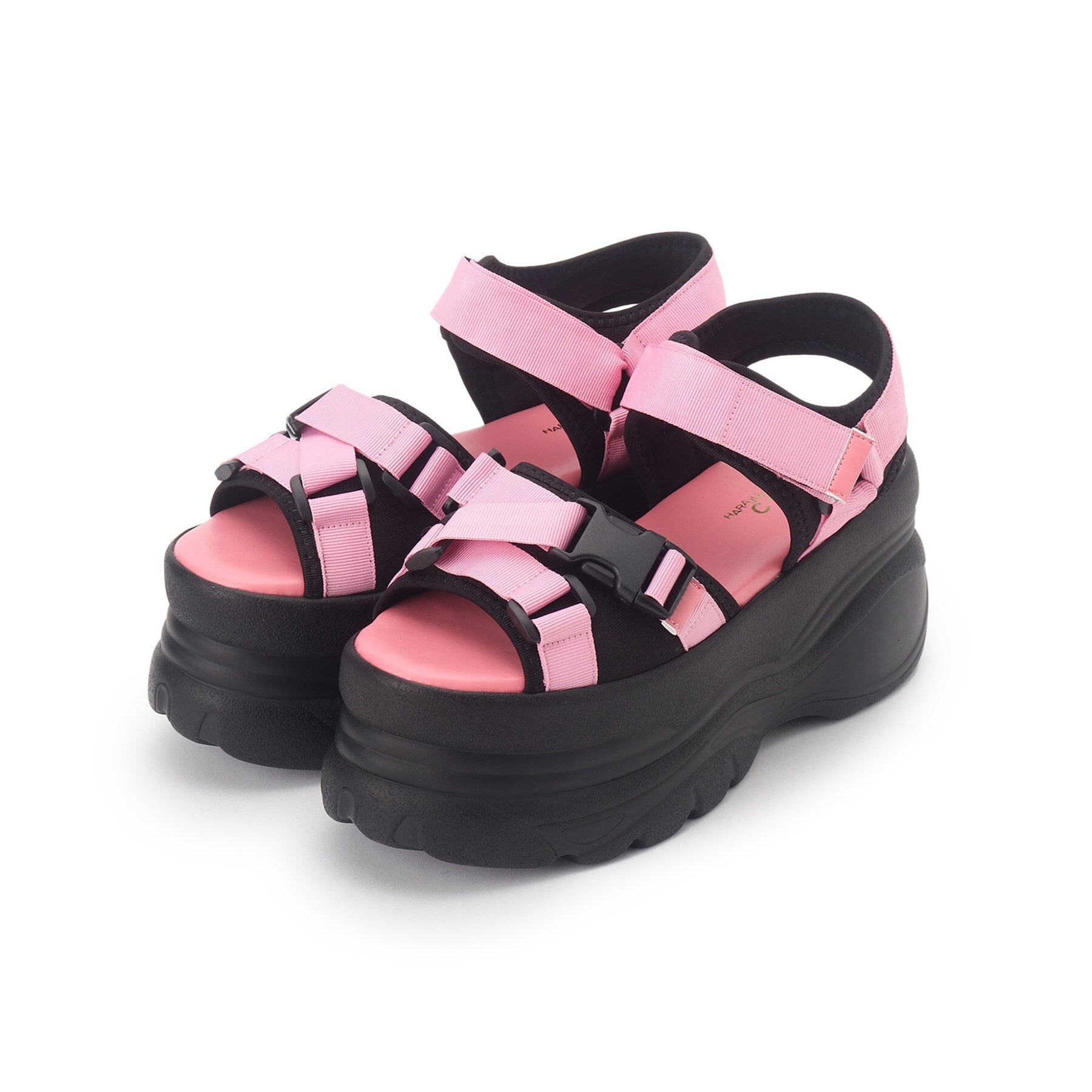 CS T&amp;P thick sole sports sandals with belt