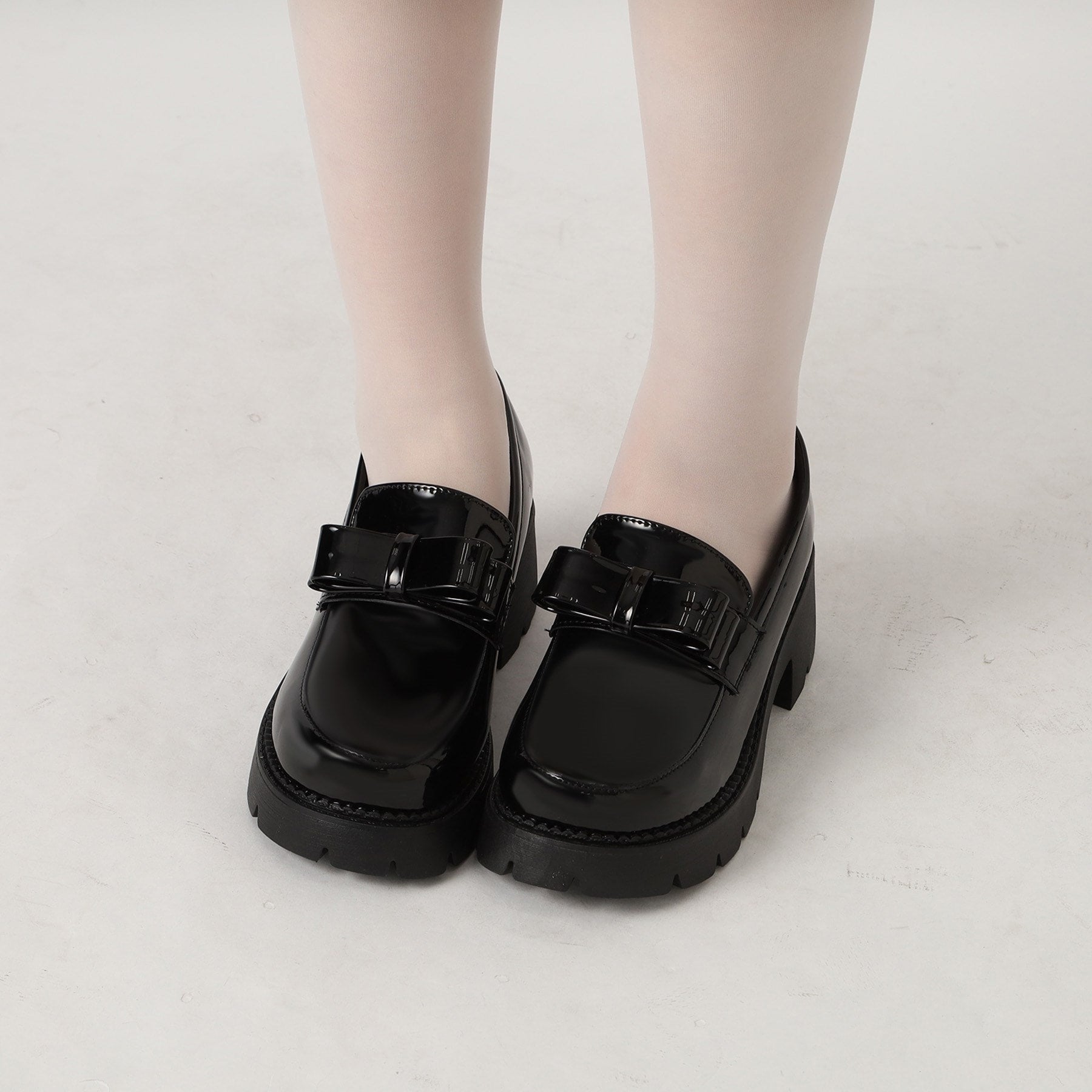 シーエス ティーアンドピー csT&P リボン付きローファーパンプス （アイボリー(004)） アイボリー(004)