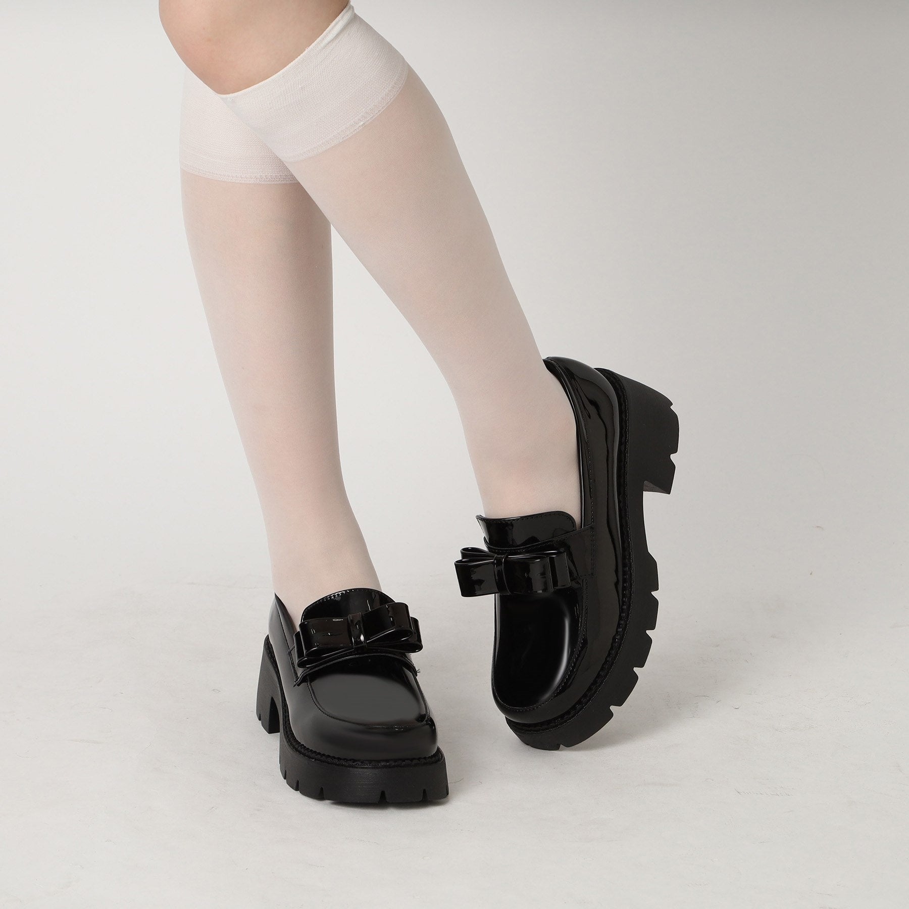 シーエス ティーアンドピー csT&P リボン付きローファーパンプス （アイボリー(004)） アイボリー(004)