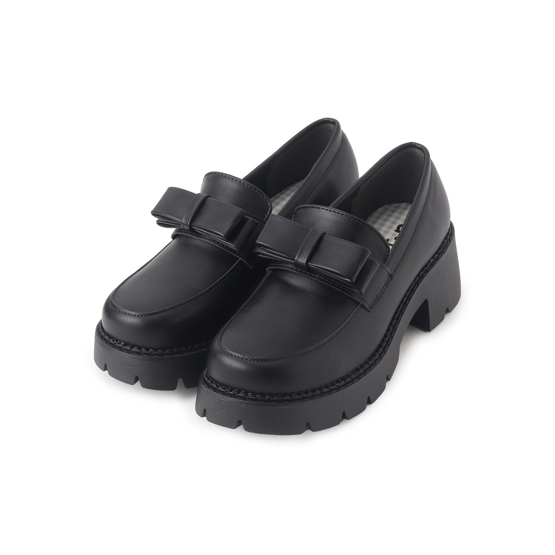 シーエス ティーアンドピー csT&P リボン付きローファーパンプス （ブラック(919)） ブラック(919)