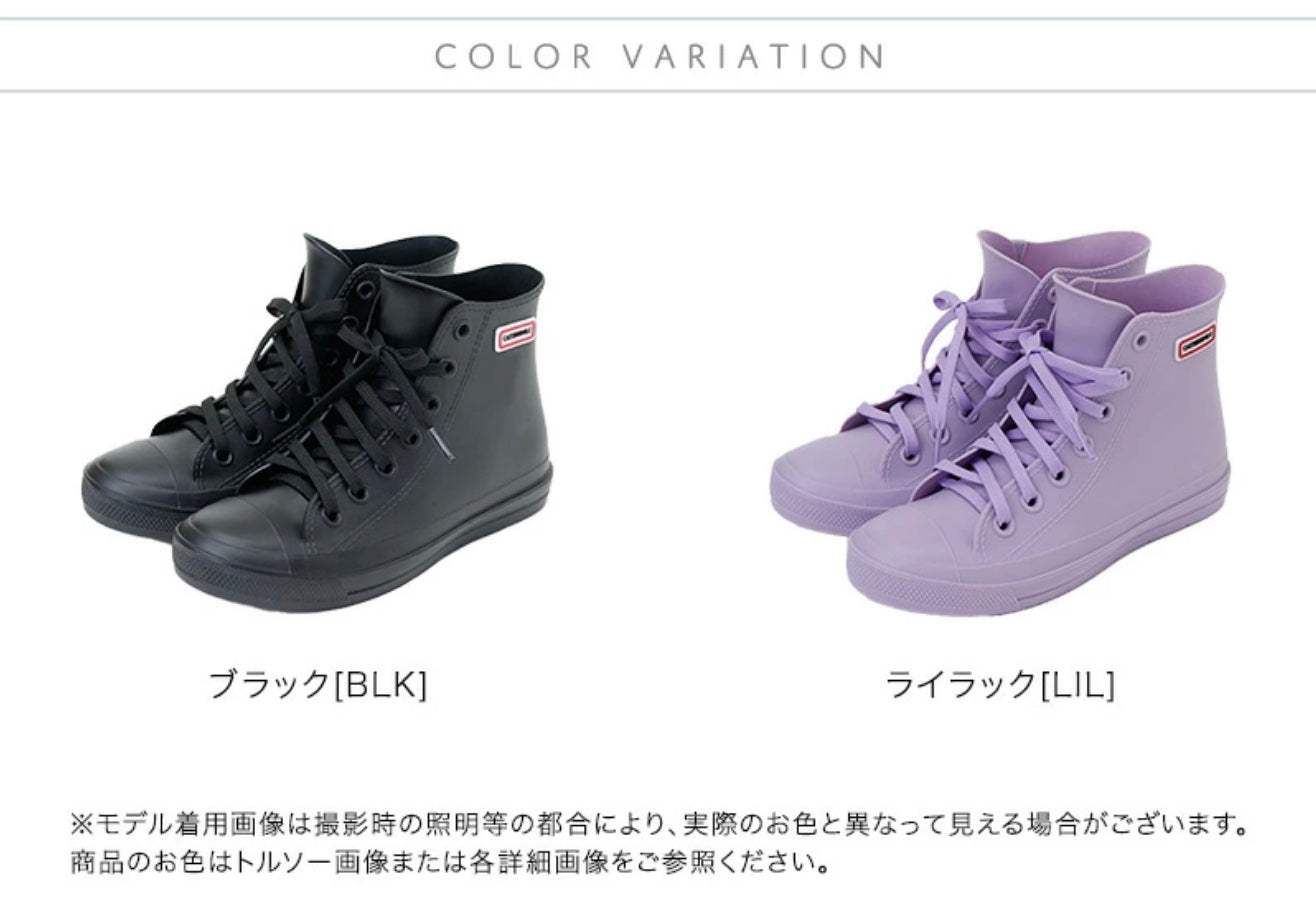 キャサリンコテージ Catherine Cottage レインスニーカー （ブラック[BLK]） ブラック[BLK]