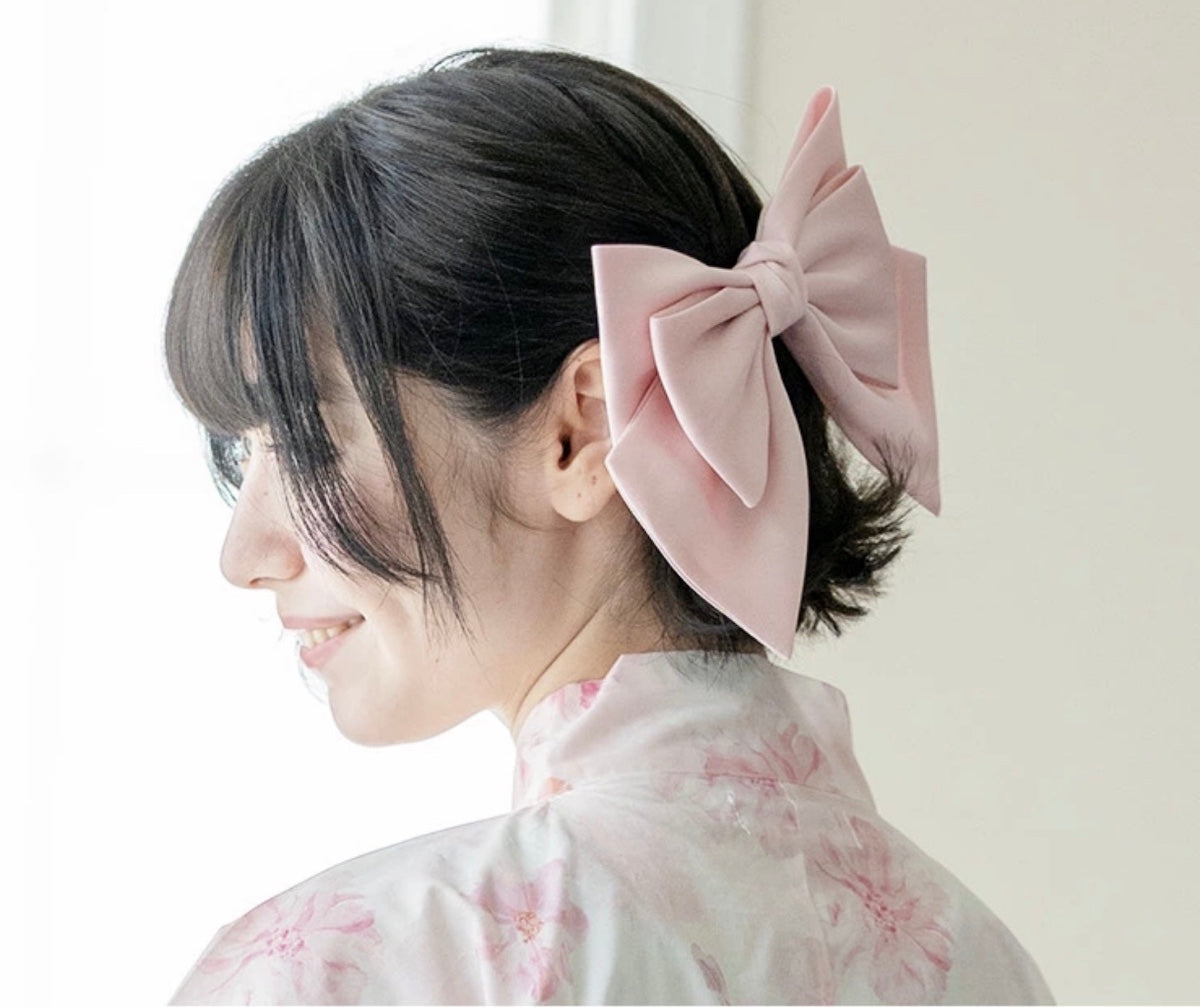 キャサリンコテージ Catherine Cottage マカロンラメリボンヘアクリップ （ホワイト[WHT]） ホワイト[WHT]