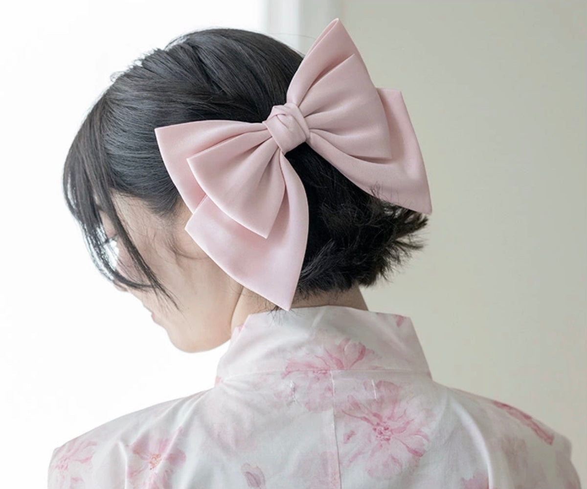 キャサリンコテージ Catherine Cottage マカロンラメリボンヘアクリップ （ホワイト[WHT]） ホワイト[WHT]