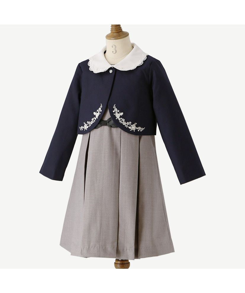 キャサリンコテージ Catherine Cottage スカラップレース襟オリジナル刺繍のボレロセットアップ