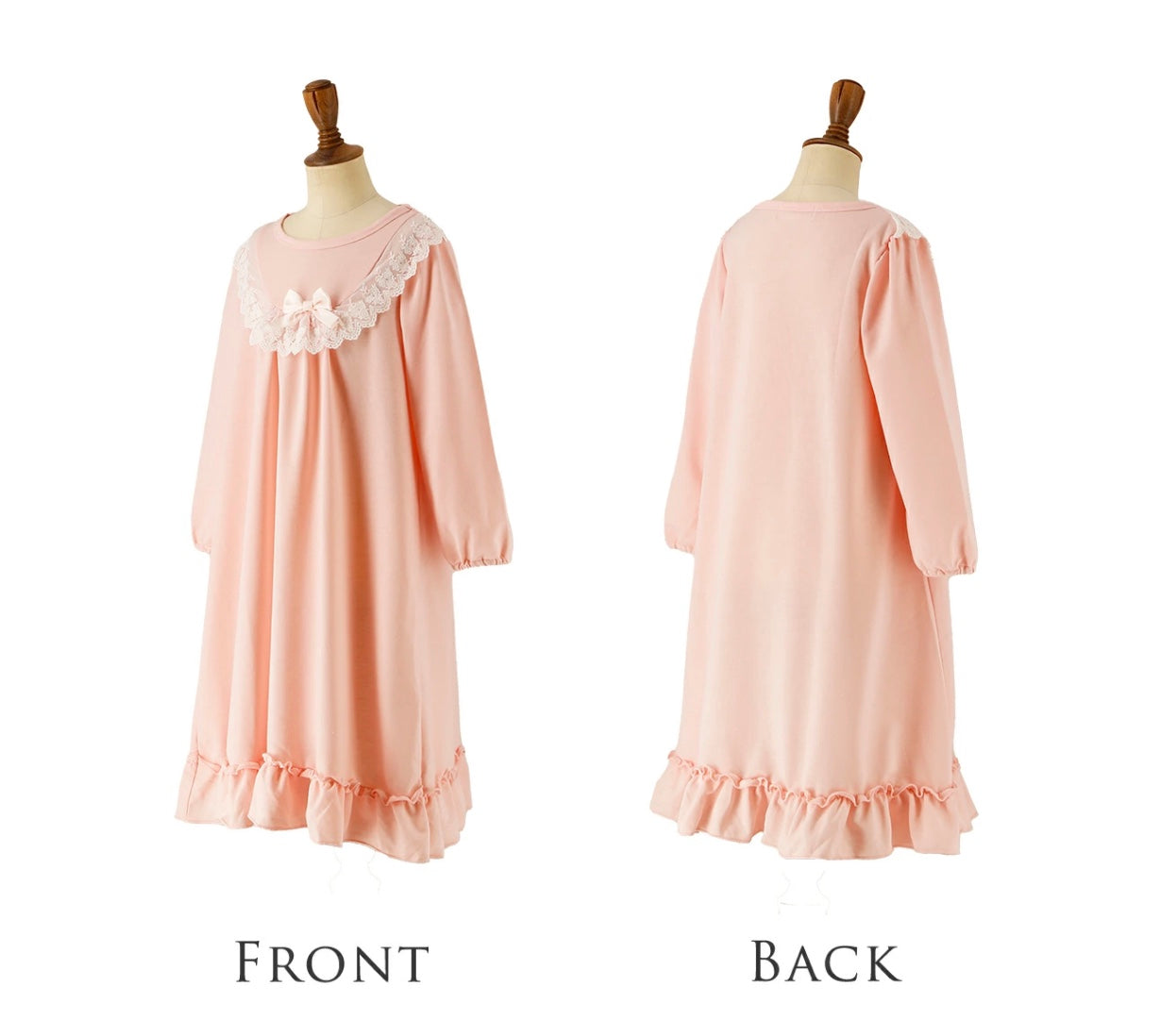 Catherine Cottage soft fabric yoke lace negligee