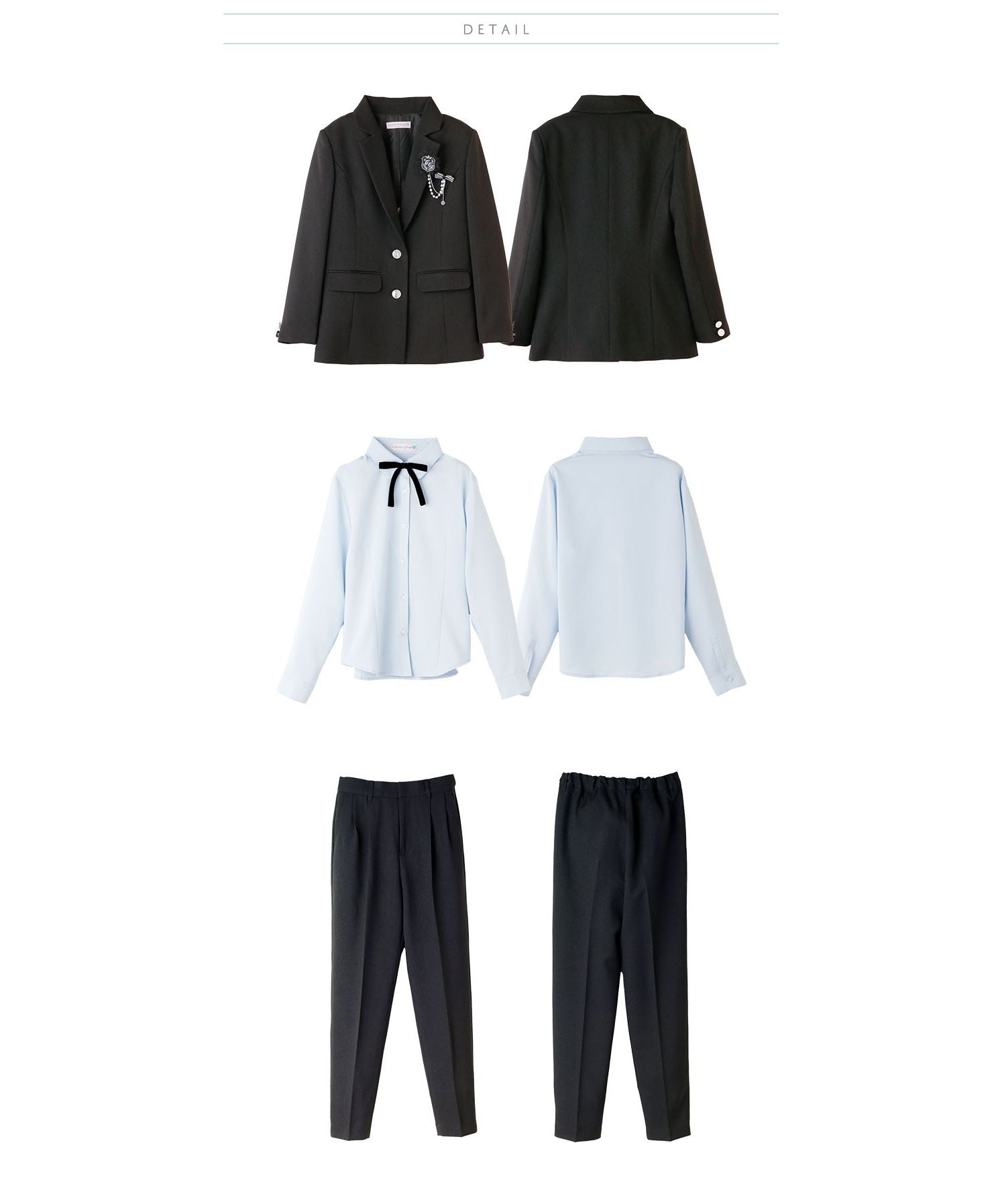 キャサリンコテージ Catherine Cottage ハンサムブラックロングパンツスーツセット