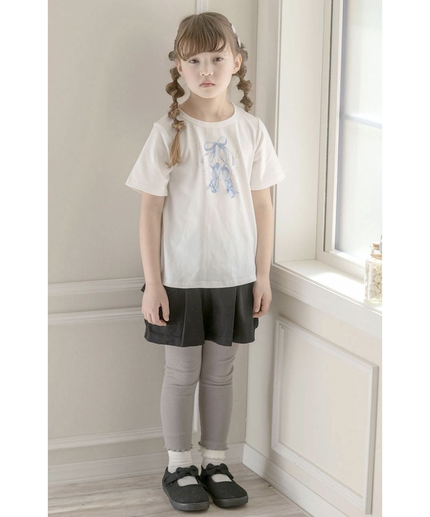 キャサリンコテージ Catherine Cottage デコレーションプリント半袖Tシャツ