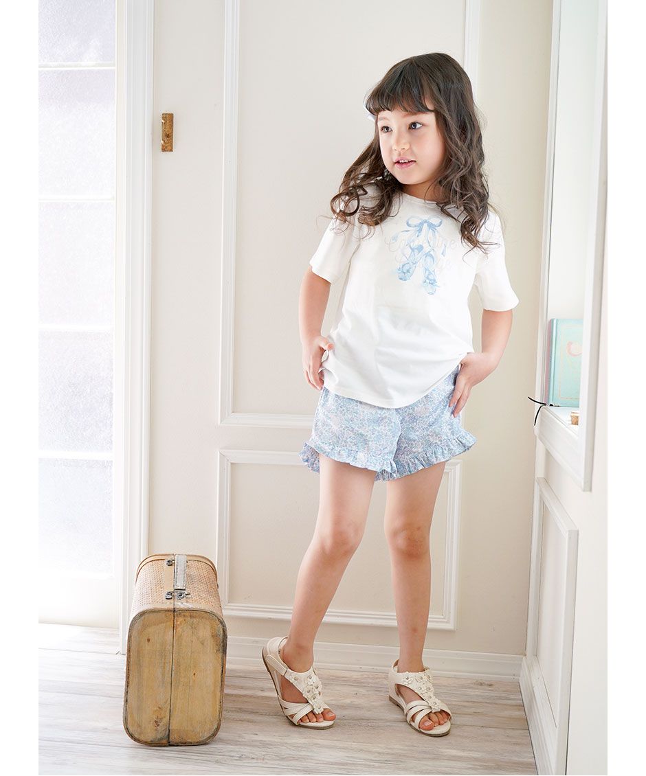 キャサリンコテージ Catherine Cottage デコレーションプリント半袖Tシャツ