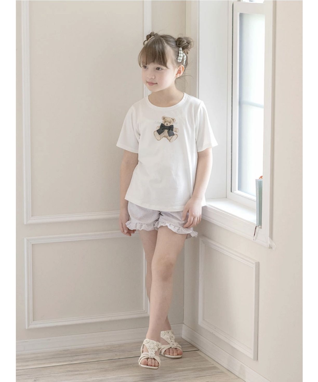 キャサリンコテージ Catherine Cottage デコレーションプリント半袖Tシャツ