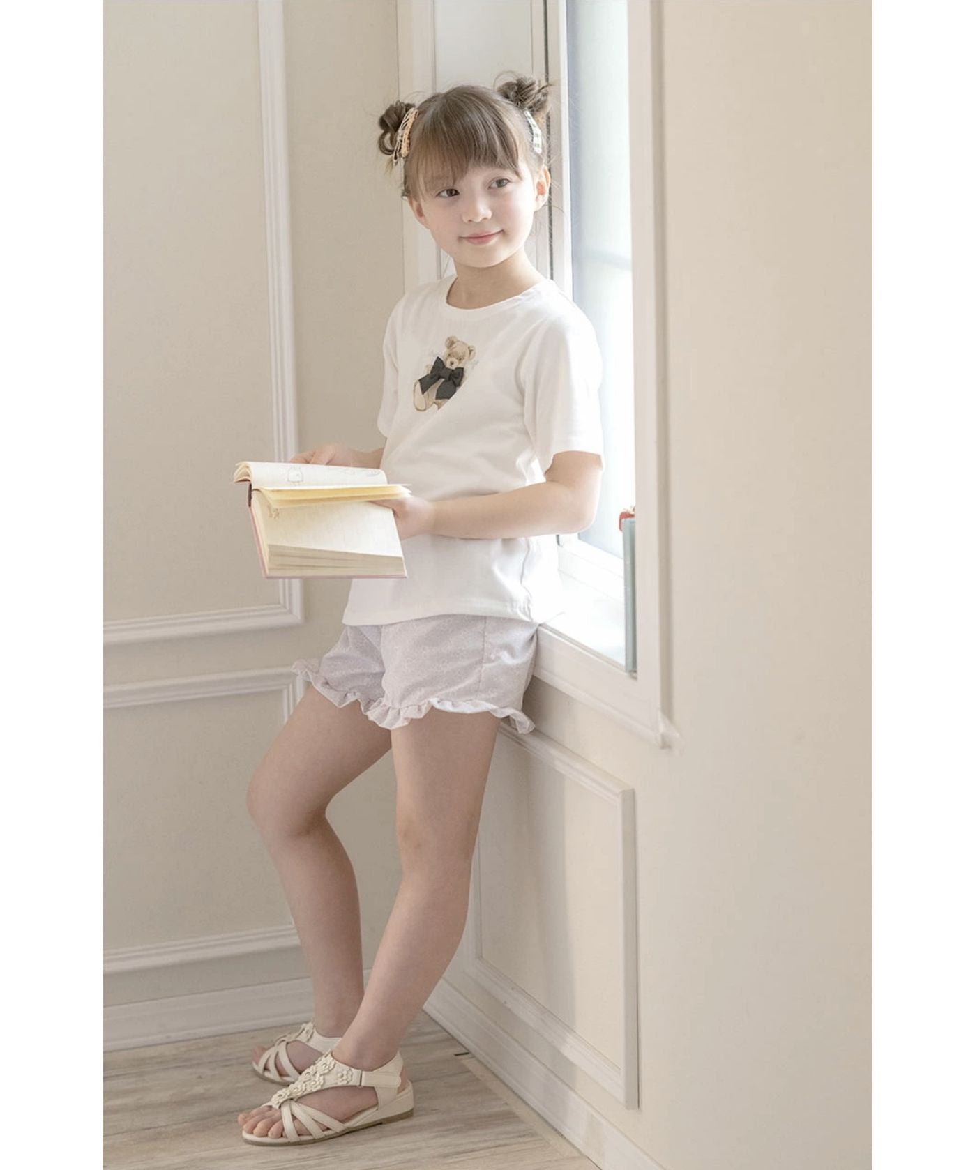 キャサリンコテージ Catherine Cottage デコレーションプリント半袖Tシャツ