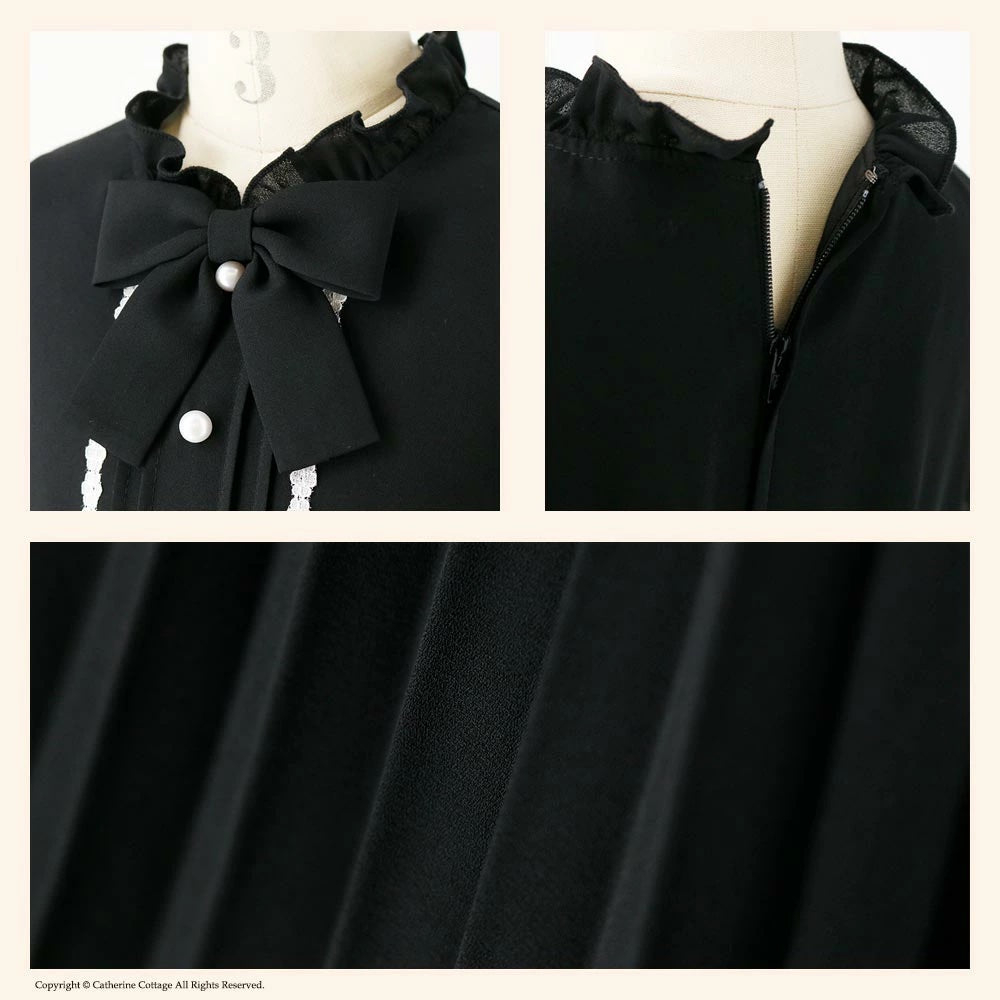 キャサリンコテージ Catherine Cottage クリスタルプリーツフォーマル半袖ワンピース