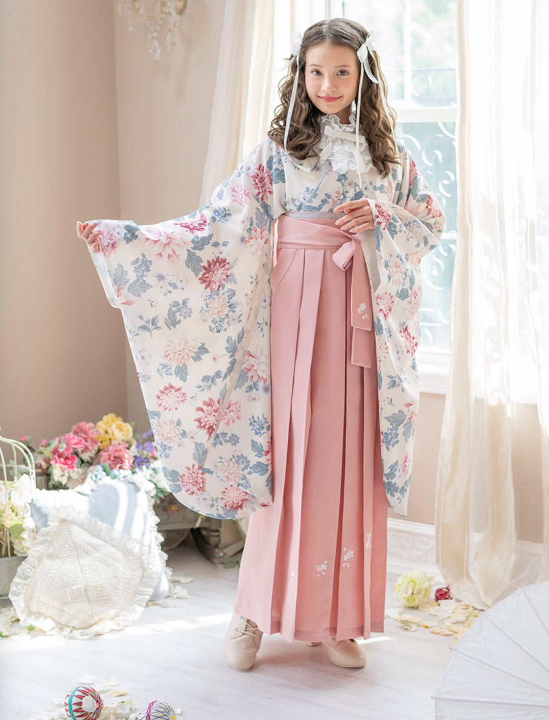 Catherine Cottage Easy-to-Wear Hakama Set