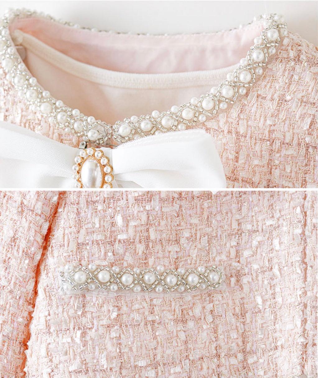 キャサリンコテージ Catherine Cottage ツイードボレロジャケット+チュールワンピースセット