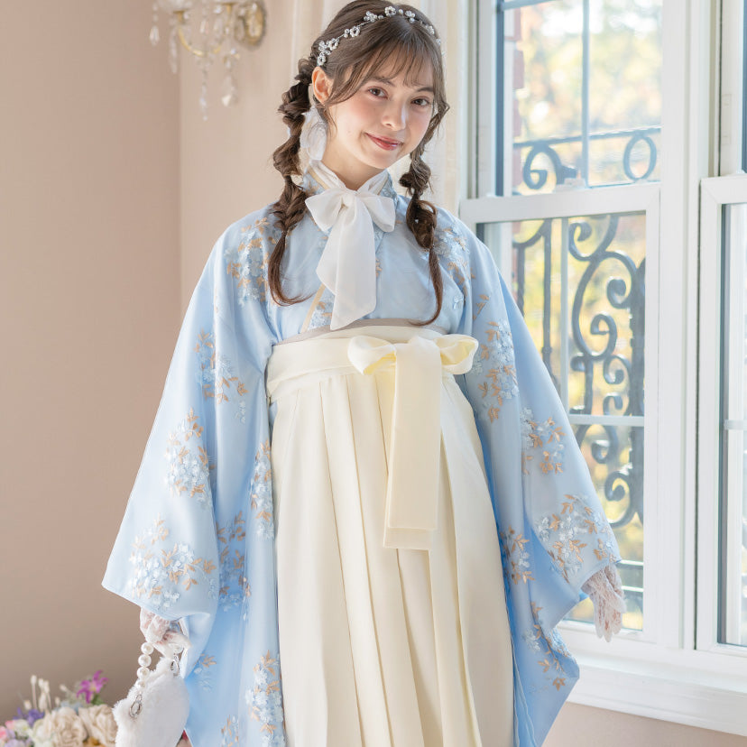 キャサリンコテージ Catherine Cottage 刺繍チュールレース袴一体型着物ワンピース