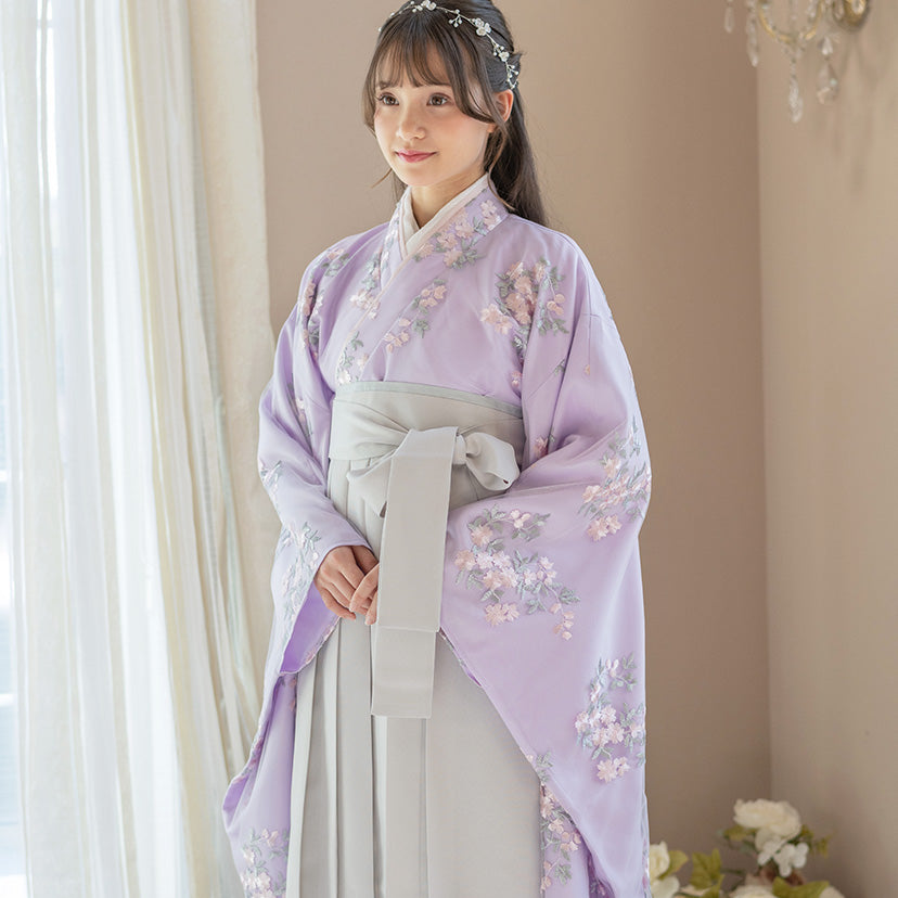 キャサリンコテージ Catherine Cottage 刺繍チュールレース袴一体型着物ワンピース