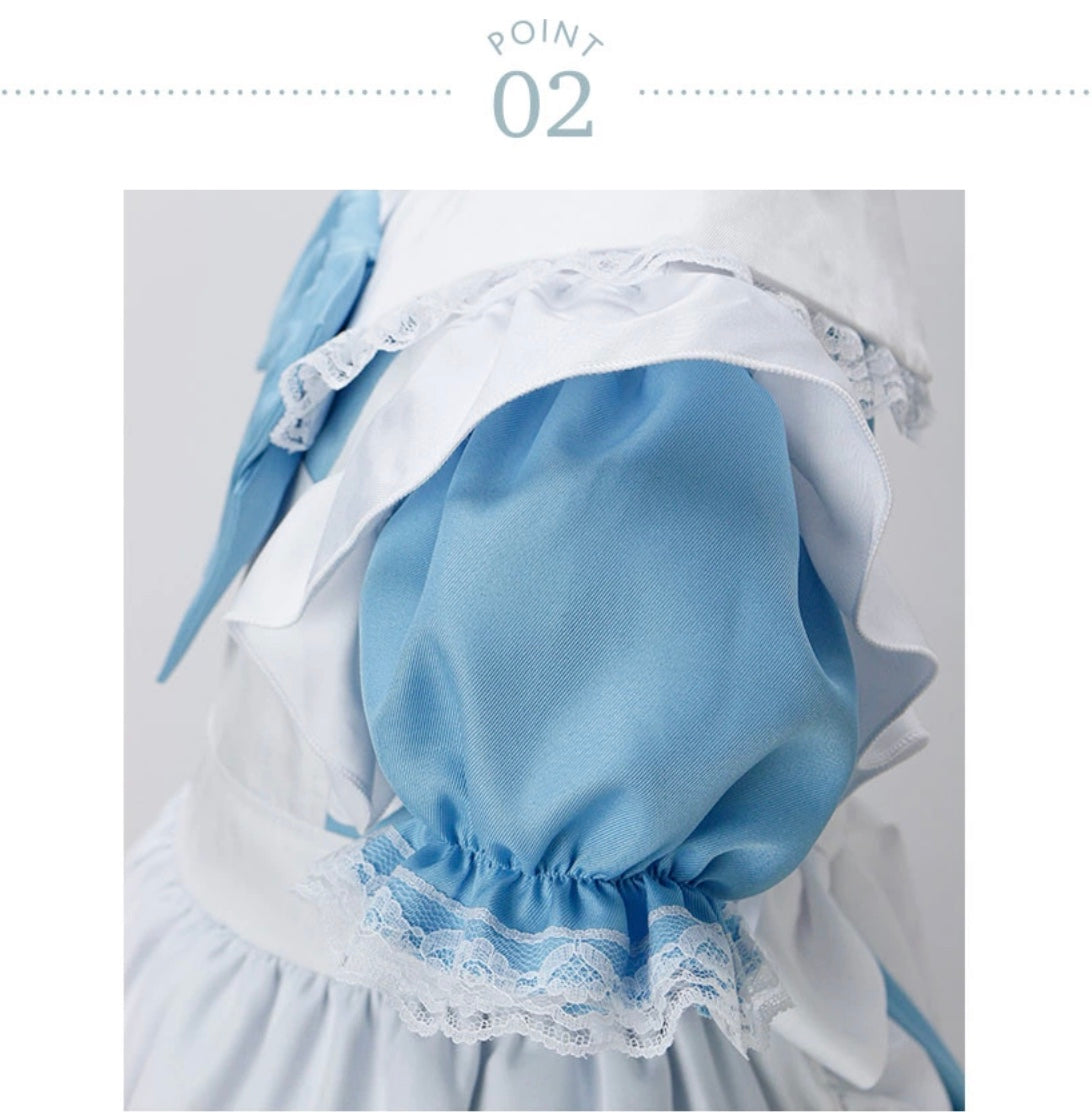 Catherine Cottage Light Blue Alice Apron Dress