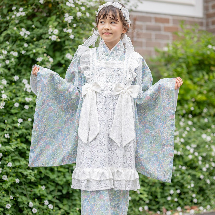 Catherine Cottage Lace Apron Kimono Dress
