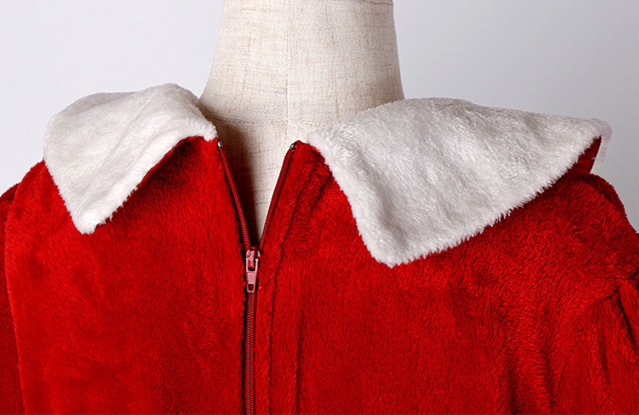 キャサリンコテージ Catherine Cottage ぽんぽん付きサンタワンピース （レッド[RED]） レッド[RED]