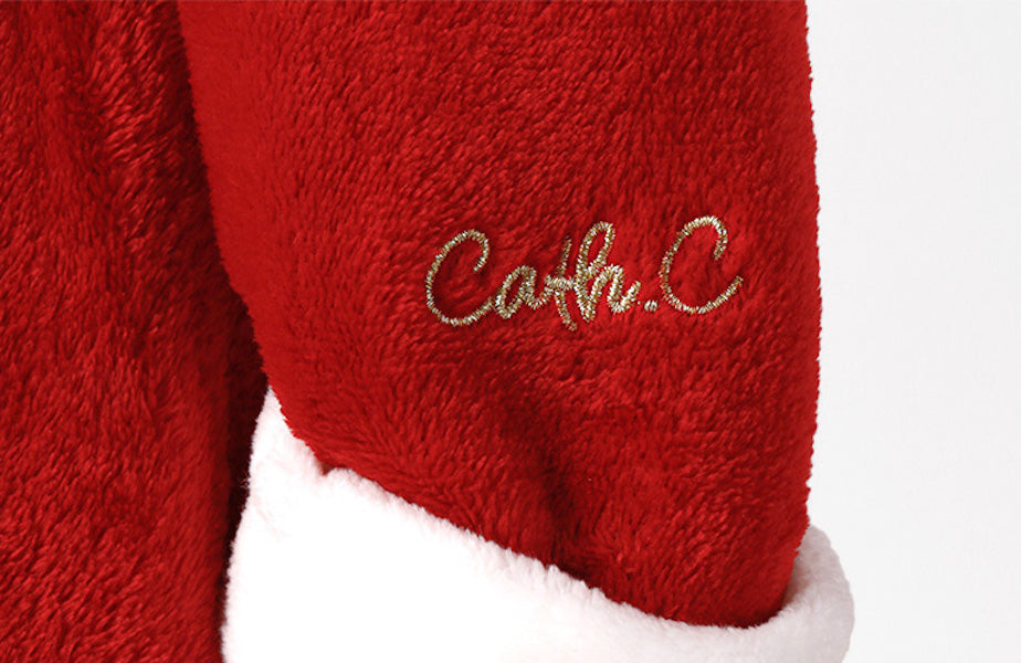 キャサリンコテージ Catherine Cottage ぽんぽん付きサンタワンピース （レッド[RED]） レッド[RED]