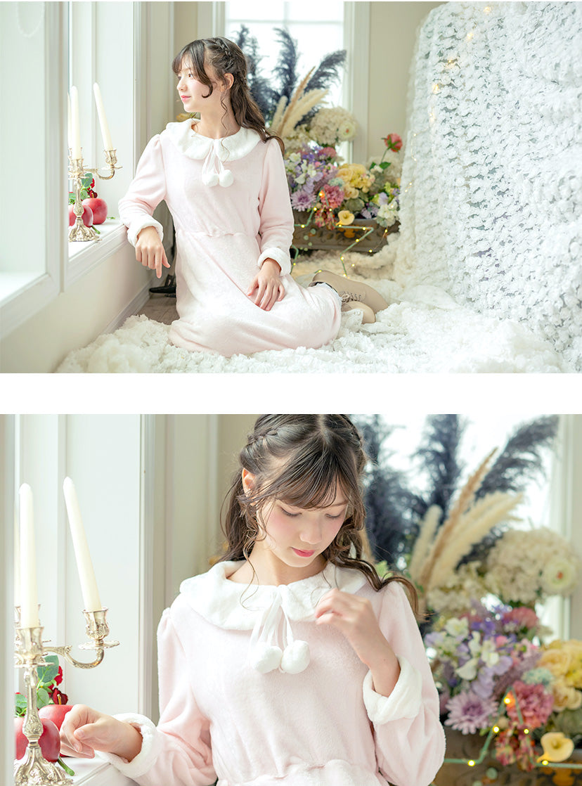 キャサリンコテージ Catherine Cottage ぽんぽん付きサンタワンピース （レッド[RED]） レッド[RED]