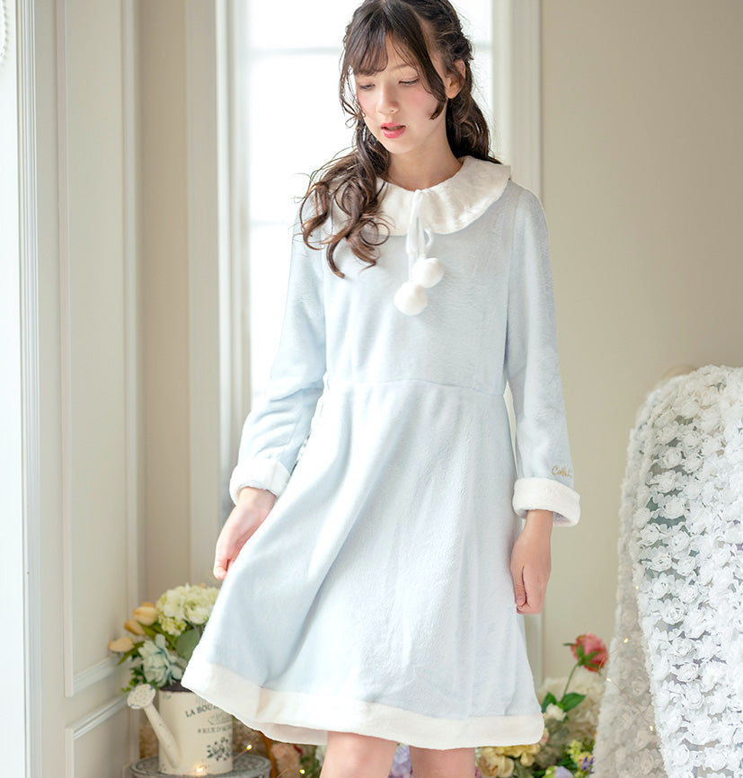 キャサリンコテージ Catherine Cottage ぽんぽん付きサンタワンピース （レッド[RED]） レッド[RED]