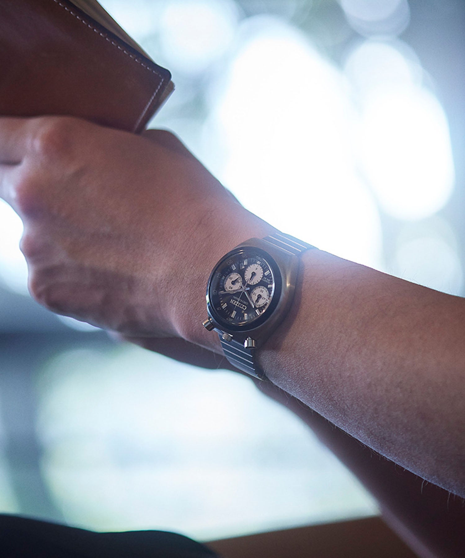 シチズンレコードレーベル CITIZEN COLLECTION RECORD LABEL 【特定店限定モデル】RECORD LABEL TSUNO CHRONO ブラック