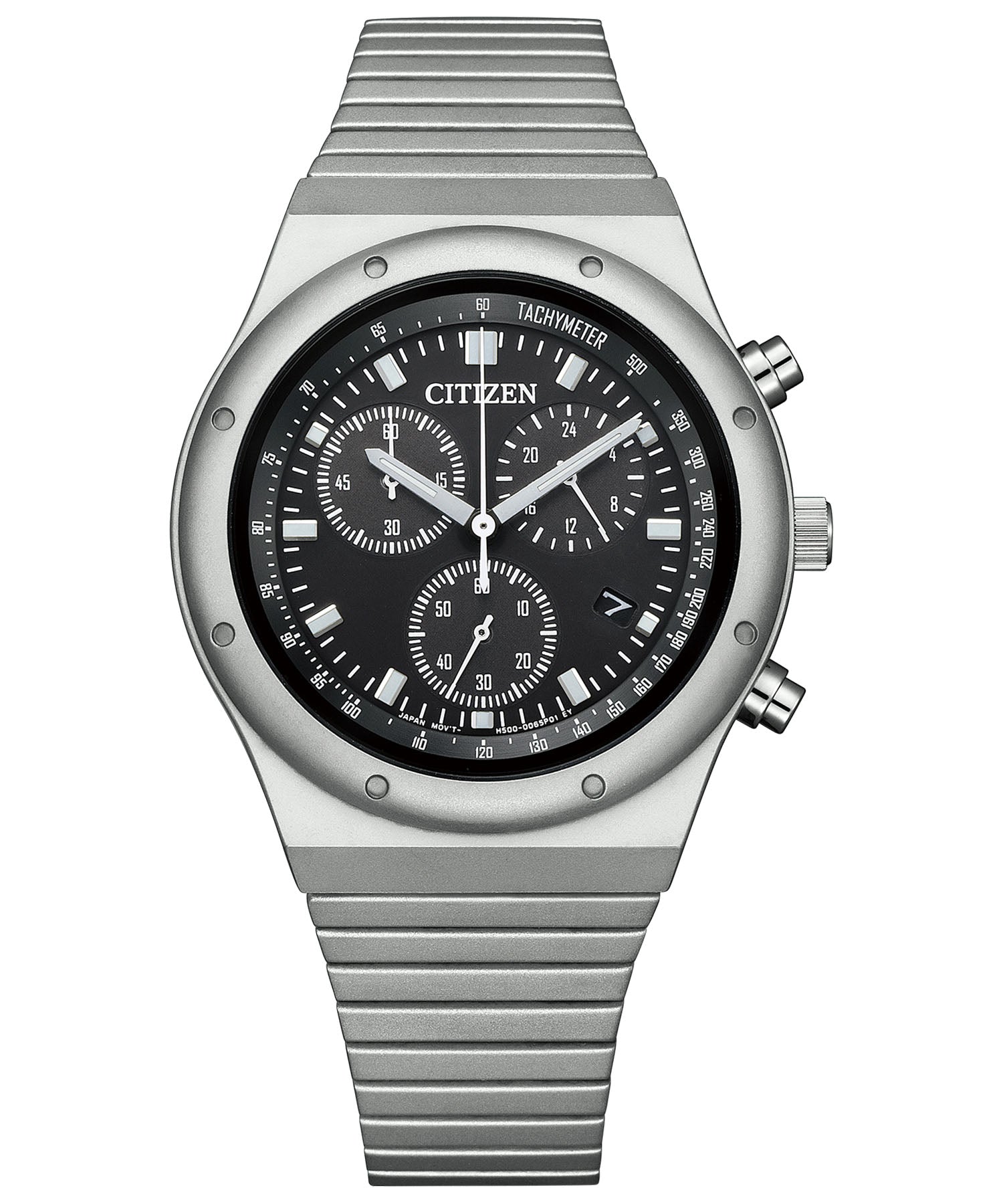 シチズンレコードレーベル CITIZEN COLLECTION RECORD LABEL RECORD LABEL エコ・ドライブ 1984 chronograph 特定店取扱いモデル ブラック