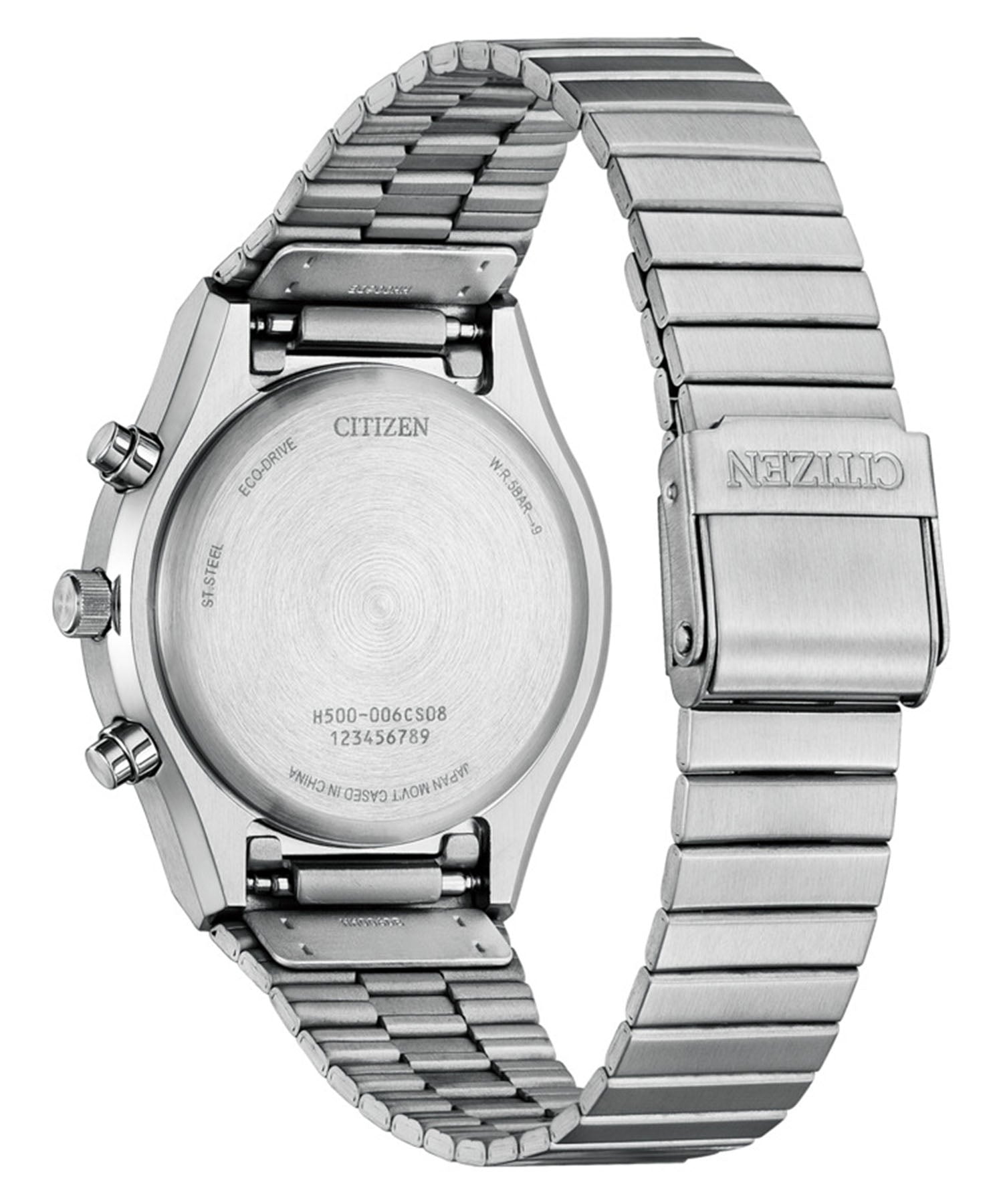シチズンレコードレーベル CITIZEN COLLECTION RECORD LABEL RECORD LABEL エコ・ドライブ 1984 chronograph 特定店取扱いモデル ホワイト