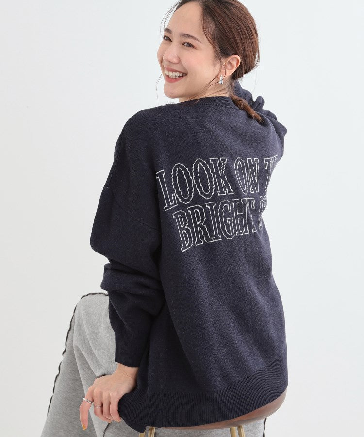 キューティーブロンド Cutie Blonde 刺繍アソート Vネックカーディガン （ネイビー(294)） ネイビー(294)