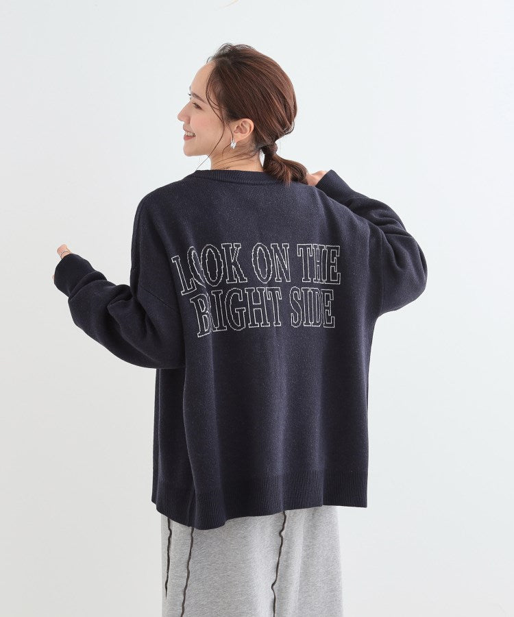 キューティーブロンド Cutie Blonde 刺繍アソート Vネックカーディガン （ネイビー(294)） ネイビー(294)