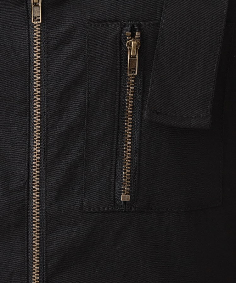 キューティーブロンド Cutie Blonde フロントZIP胸ポケットジャンドレ （カーキ(027)） カーキ(027)