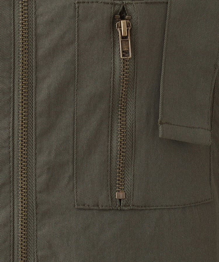 キューティーブロンド Cutie Blonde フロントZIP胸ポケットジャンドレ （カーキ(027)） カーキ(027)