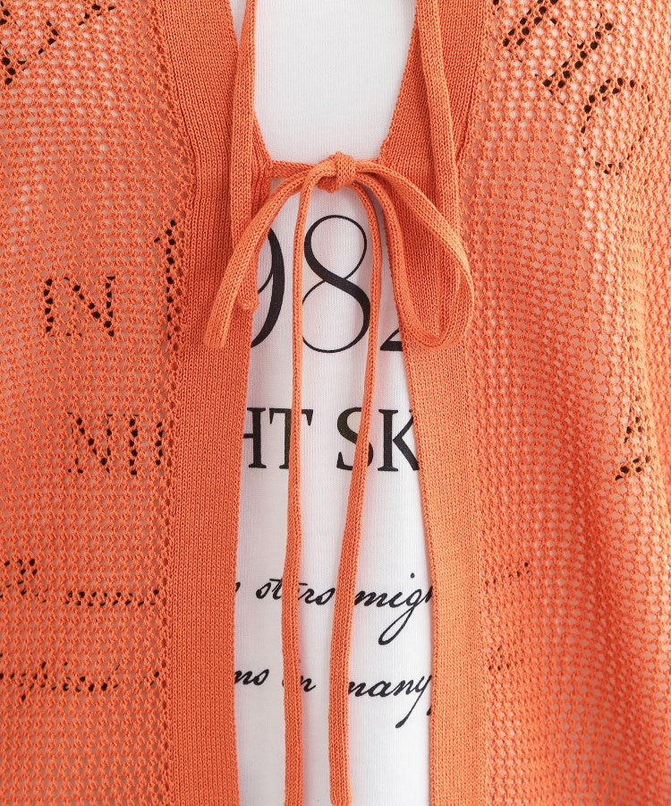 キューティーブロンド Cutie Blonde 【2点セット】メッシュ2WAYニット×ロゴTシャツセット （オレンジ(067)） オレンジ(067)