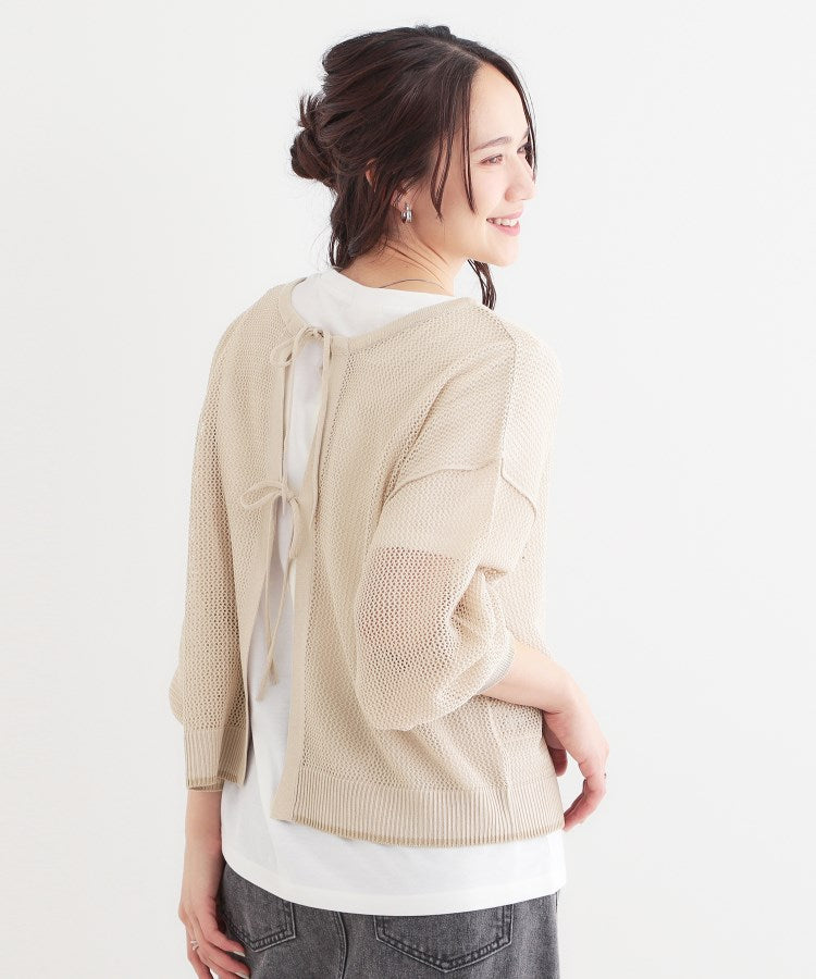 キューティーブロンド Cutie Blonde 【2点セット】メッシュ2WAYニット×ロゴTシャツセット （オレンジ(067)） オレンジ(067)