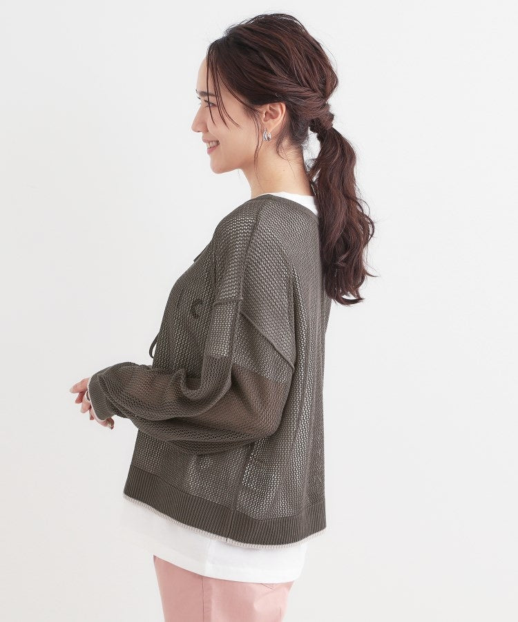 キューティーブロンド Cutie Blonde 【2点セット】メッシュ2WAYニット×ロゴTシャツセット （オレンジ(067)） オレンジ(067)