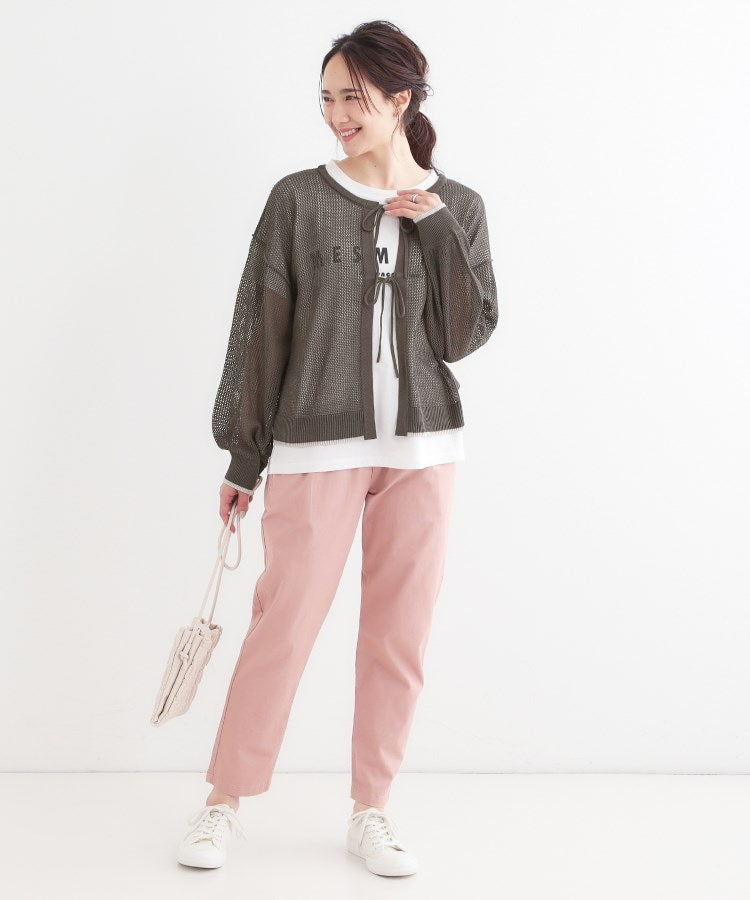 キューティーブロンド Cutie Blonde 【2点セット】メッシュ2WAYニット×ロゴTシャツセット （オレンジ(067)） オレンジ(067)