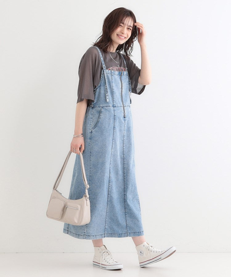 キューティーブロンド Cutie Blonde ライトオンスデニム ZIPキャミワンピース （ブルー(092)） ブルー(092)