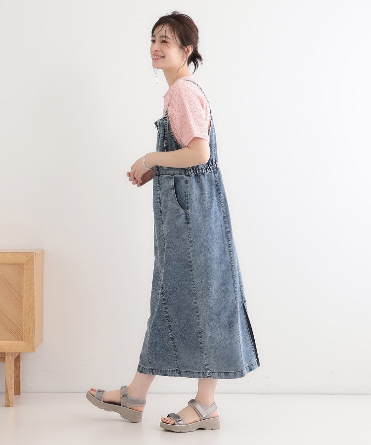 キューティーブロンド Cutie Blonde ライトオンスデニム ZIPキャミワンピース （ブルー(092)） ブルー(092)