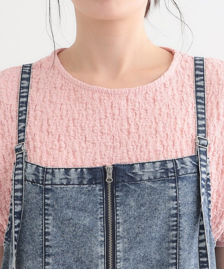 キューティーブロンド Cutie Blonde ライトオンスデニム ZIPキャミワンピース （ブルー(092)） ブルー(092)