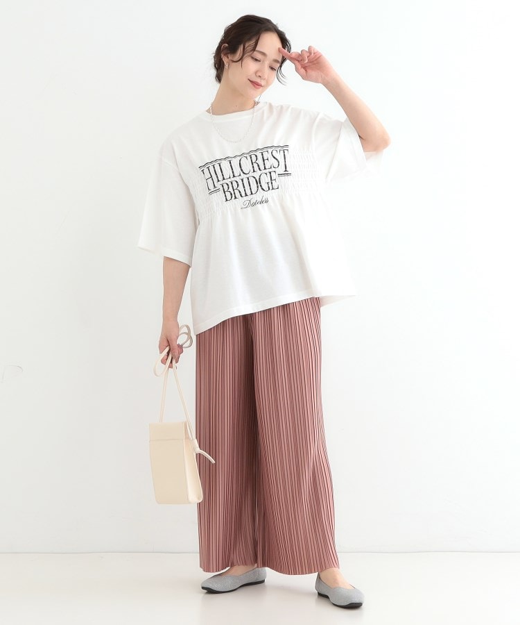 キューティーブロンド Cutie Blonde 胸シャーリング ロゴTシャツ （ホワイト(001)） ホワイト(001)