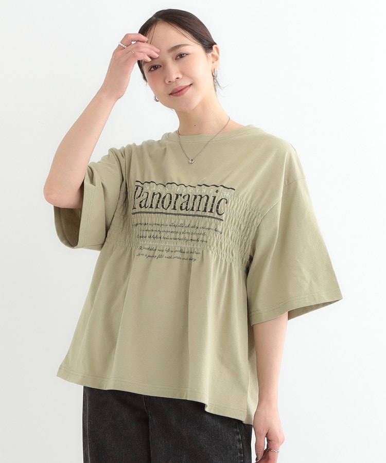 キューティーブロンド Cutie Blonde 胸シャーリング ロゴTシャツ （ホワイト(001)） ホワイト(001)