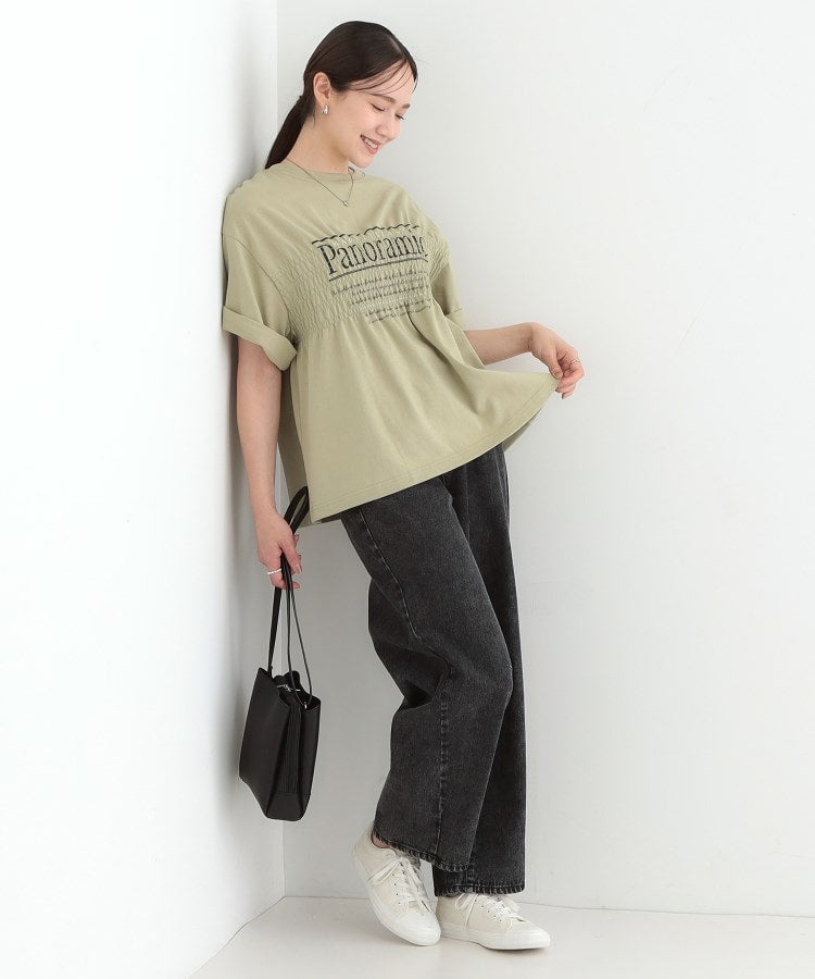 キューティーブロンド Cutie Blonde 胸シャーリング ロゴTシャツ （ホワイト(001)） ホワイト(001)