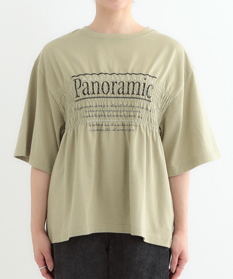 キューティーブロンド Cutie Blonde 胸シャーリング ロゴTシャツ （ホワイト(001)） ホワイト(001)