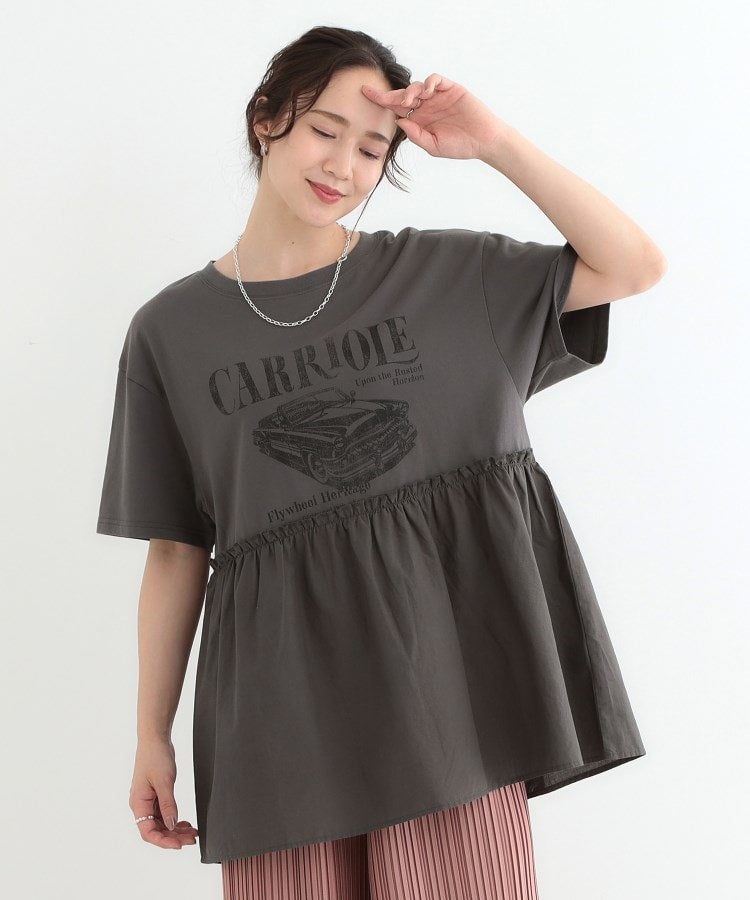 キューティーブロンド Cutie Blonde 切り替えリメイク風カットソー （ブルー(091)） ブルー(091)