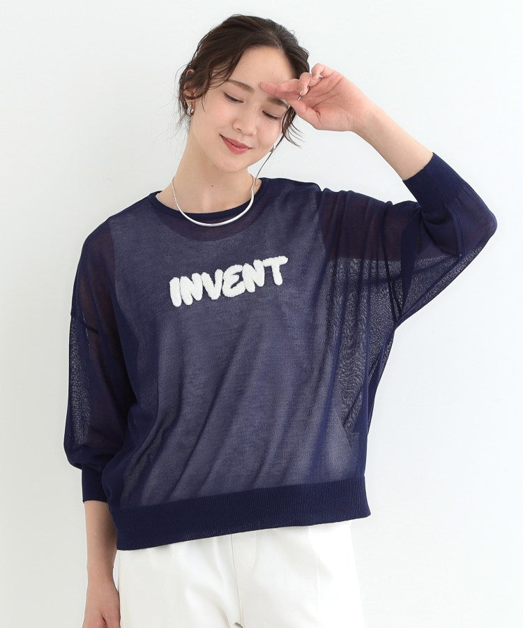 キューティーブロンド Cutie Blonde アソートロゴサマーニット （ネイビー(194)） ネイビー(194)