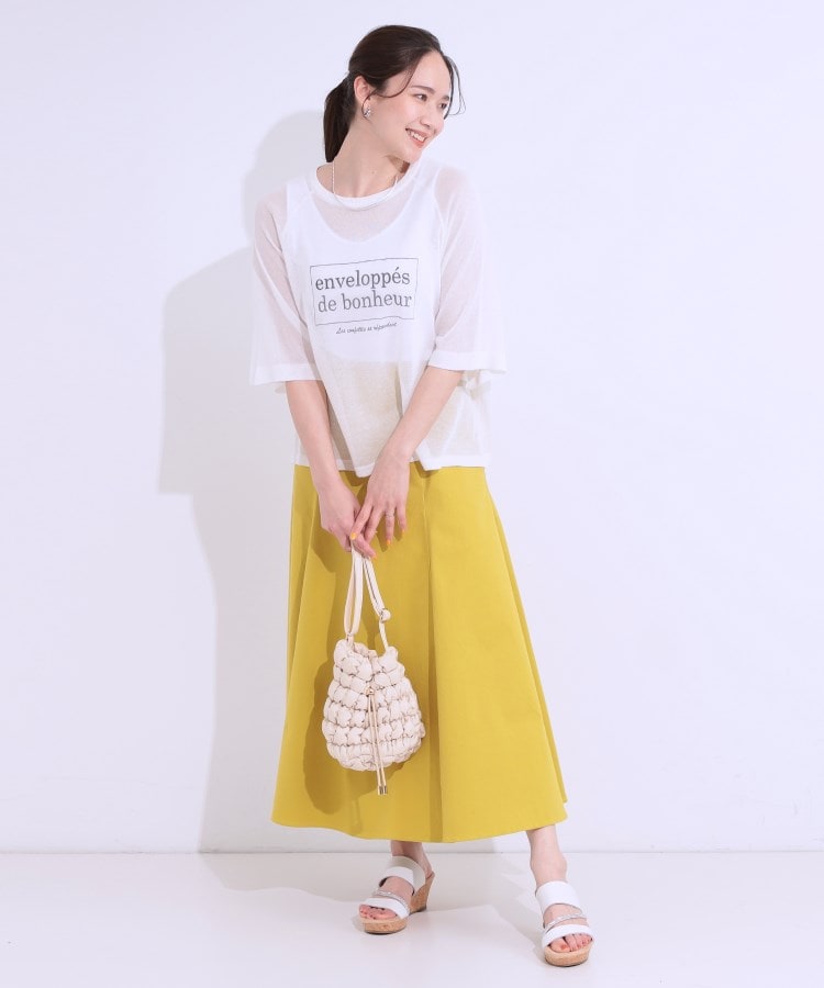 キューティーブロンド Cutie Blonde ラグランスリーブ ロゴシアーニット （オフホワイト(203)） オフホワイト(203)