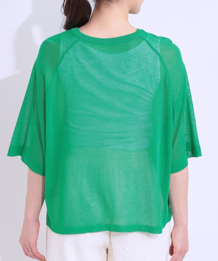 キューティーブロンド Cutie Blonde ラグランスリーブ ロゴシアーニット （オフホワイト(203)） オフホワイト(203)