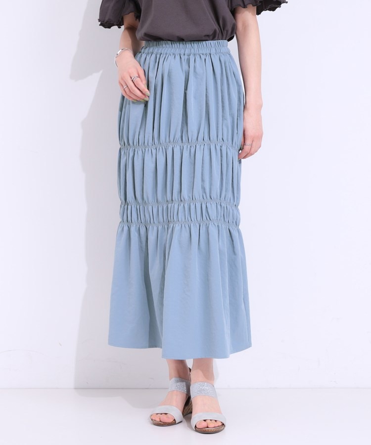 キューティーブロンド Cutie Blonde シャーリングデザインスカート （ホワイト(001)） ホワイト(001)