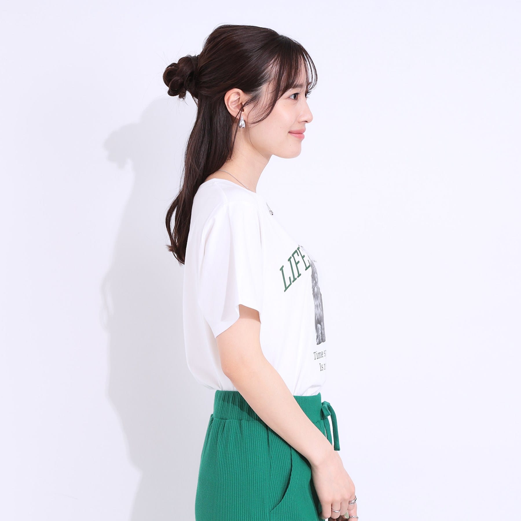 キューティーブロンド Cutie Blonde プリントアソートベーシックTシャツ （チャコールグレー(114)） チャコールグレー(114)